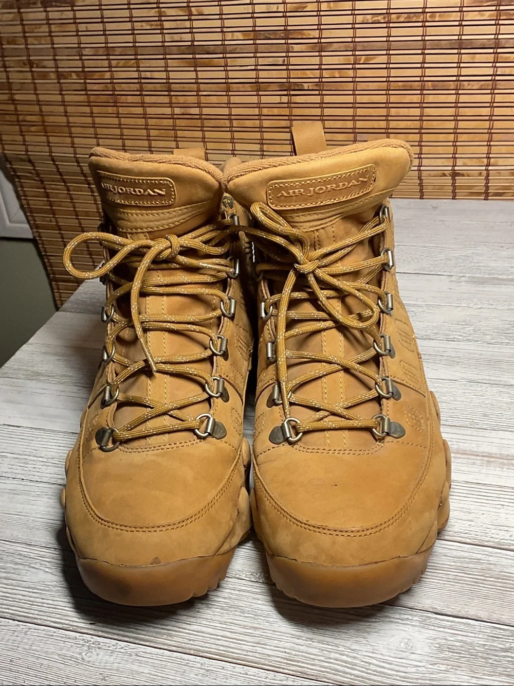 Size 10 - Nike Air Jordan 9 Retro Boot NRG Wheat Baroque Brown AR4491-700 Men's